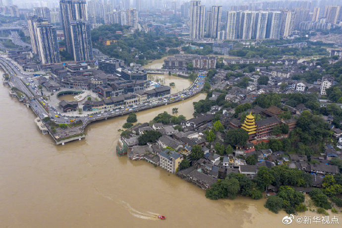 重慶洪崖洞等多處景點被淹，已啟動史上首次防汛I級應急響應(圖2)